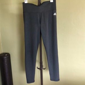 Dark Gray High Waisted adidas leggings